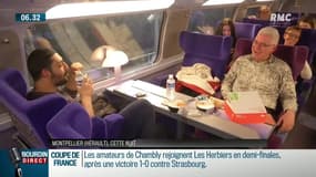 Neige: ils ont passé la nuit dans un TGV à Montpellier