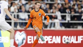 Frenkie de Jong avec les Pays-Bas le 7 juin 2025