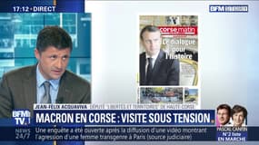 Emmanuel Macron en Corse: Visite sous tension