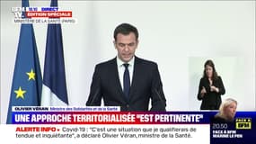 Olivier Véran: "la pression sanitaire atteint désormais des niveaux similaires à ceux constatés lorsque nous approchions du pic de la deuxième vague"
