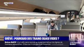 Grève à la SNCF: pourquoi les trains qui circulent ne sont pas tous remplis