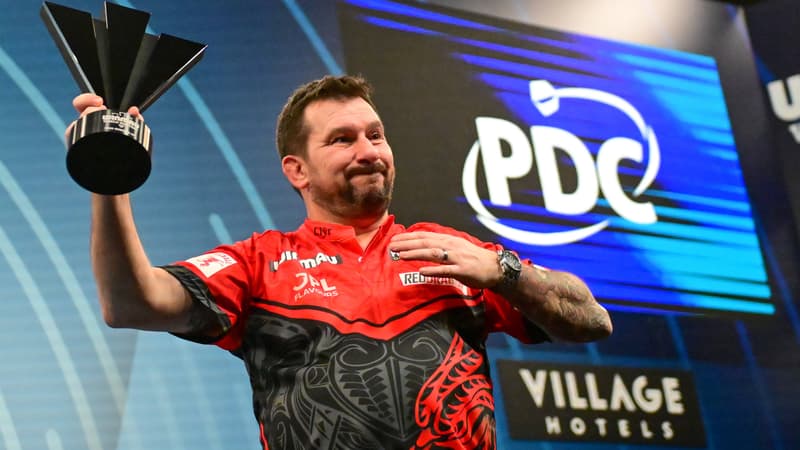Jonny Clayton aux Winmau World Masters Darts 2025, 2 février 2025