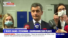 Gérald Darmanin à propos des rixes: "Les réseaux sociaux et leur mimétisme contribuent souvent à ces confrontations"