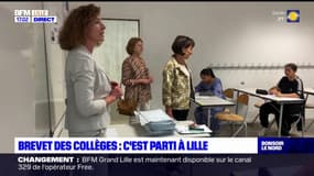 Lille: première journée du brevet des colléges