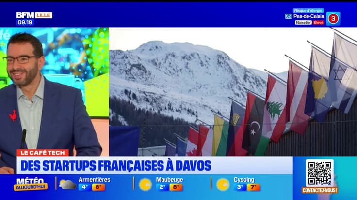 Le Café Tech: des startups françaises à Davos