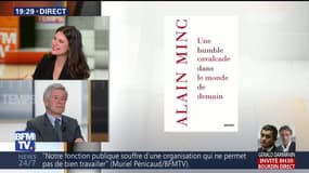 Alain Minc: "Emmanuel Macron est un silex, on le verra dans les conflits sociaux potentiels à venir"