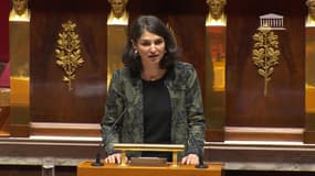 La députée LFI Aurélie Trouvé à l'Assemblée nationale le 16 octobre 2025