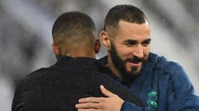 Karim Benzema et Kylian Mbappé