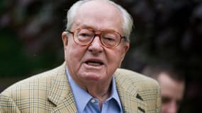 Jean-Marie Le Pen à Saint-Cloud, le 25 mai 2014