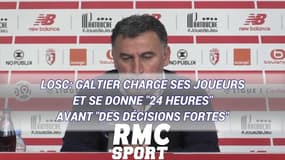 Losc: Galtier charge ses joueurs et se donne "24 heures" avant "des décisions fortes"
