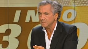 BHL était invité à réagir sur le dossier syrien, sur BFMTV.