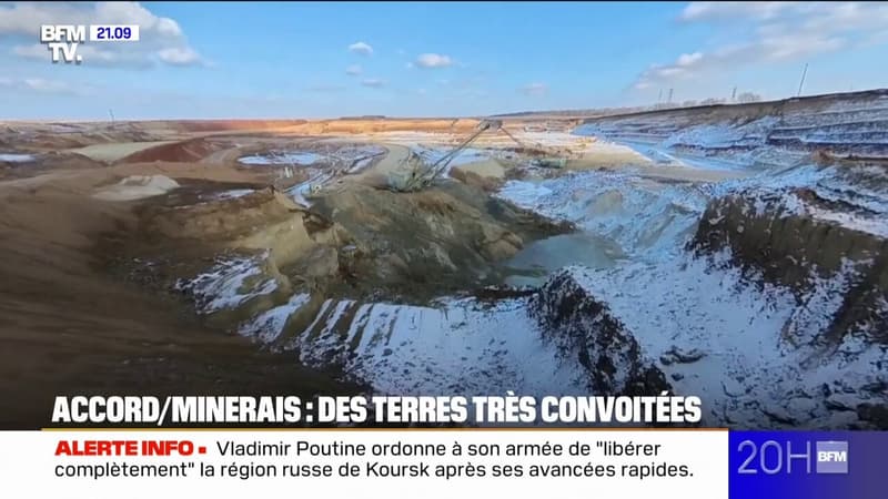 Minerais en Ukraine: des terres convoitées par les États-Unis