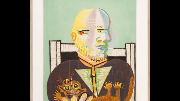 "Ambroise Vollard et son chat", Picasso