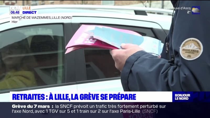 Grève du 7 mars: les derniers préparatifs avant la grande mobilisation à Lille