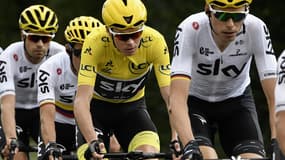 Chris Froome en jaune