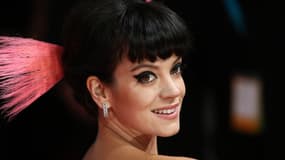 Lily Allen en février 2014, lors des Bafta à Londres.