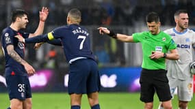M. Bastien lors d'OM-PSG, le 31 mars 2024