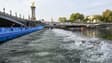 Une épreuve de triathlon dans la Seine, à Paris le 18 août 2023