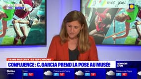 J'aime mes jeux: Caroline Garcia a pris la pose au musée des Confluences