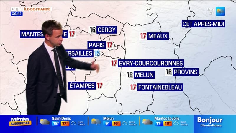 Météo: l'Île-de-France sous les nuages en majorité, jusqu'à 17°C à Paris ce mercredi