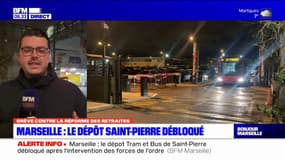 Marseille: le dépôt Saint-Pierre de la RTM bloqué momentanément par des manifestants