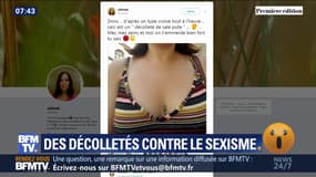 Des décolletés contre le sexisme