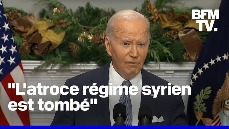 L'allocution de Joe Biden, après la chute de Bachar al-Assad, en intégralité