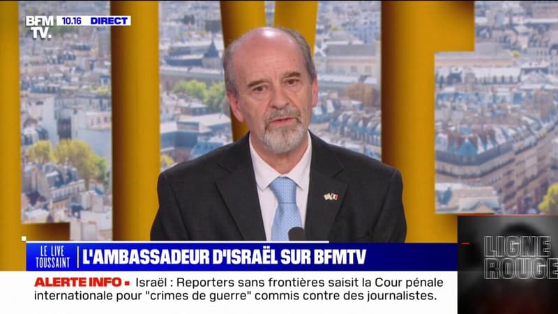 Raphaël Morav, ambassadeur chargé d'affaires d'Israël en France: 