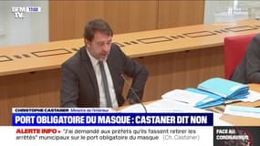 Christophe Castaner a demandé de retirer les arrêtés rendant le port du masque obligatoire