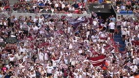 Les supporters de l'UBB lors de la demi-finale de Top 14 face à Toulon, le 21 juin 2025.