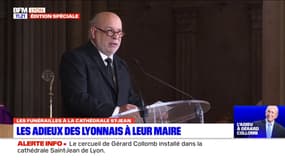 Obsèques de Gérard Collomb: les mots de Marc Lambron, écrivain lyonnais et proche de l'ancien maire