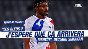 EDF : “Les Bleus ? J’espère que ça arrivera bientôt”, déclare Simakan