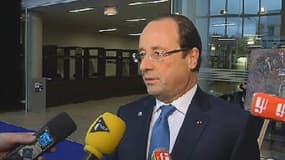 François Hollande parle d'une "bataille qui continue" au sujet du chômage.