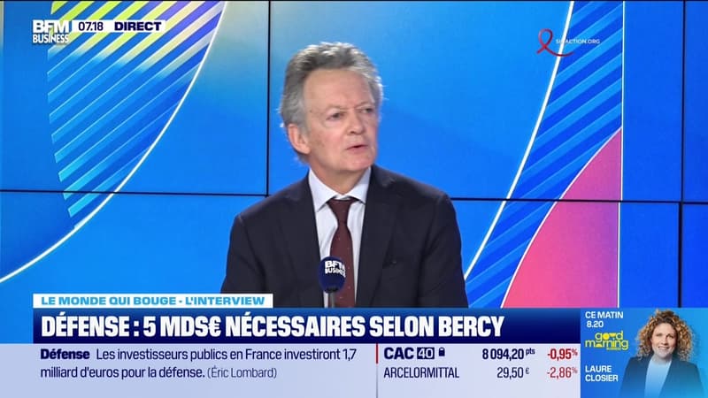 Le monde qui bouge - L'Interview : Défense, 5 milliards d'euros nécessaires selon Bercy - 21/03