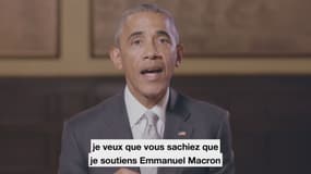 Barack Obama, dans le message vidéo publié jeudi.