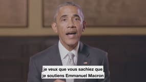 Barack Obama, dans le message vidéo publié jeudi.