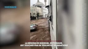 La région de Bodrum en Turquie touchée par de violentes inondations