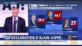 Primaire de la droite: "J'ai décidé de continuer le combat" lance Alain Juppé