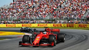 Vettel au GP du Canada en 2019