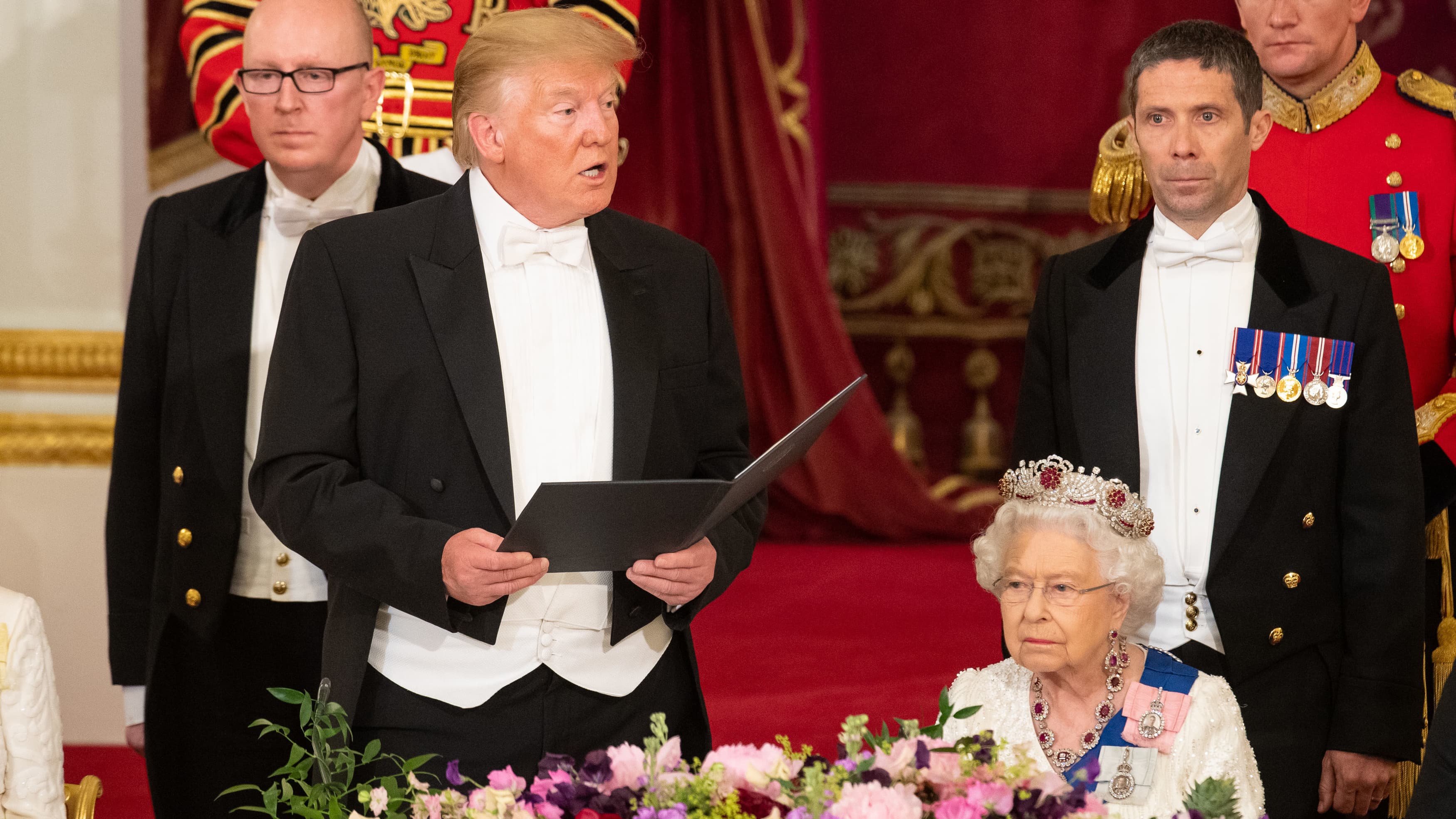 Donald Trump et la reine Elizabeth II Donald Trump et la reine Elizabeth II
