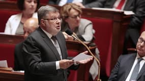 Alain Vidalies, lors d'un discours à l'Assemblée nationale