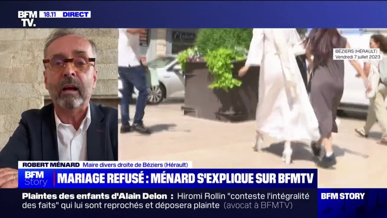 Mariage Refus B Ziers Robert M Nard Pense Inadmissible Le Fait De