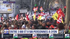 Aujourd'hui ils étaient entre 3000 et 8500 dans les rues de Lyon pour manifester