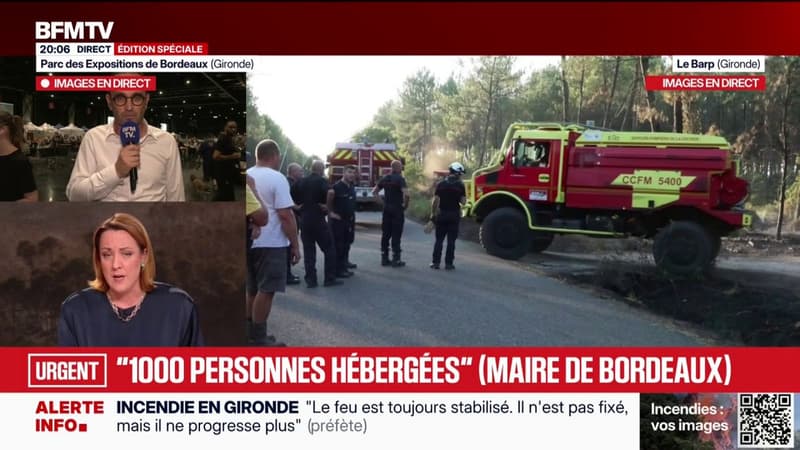 Incendies en Gironde: "Il faut rester prudents", affirme le maire de Bordeaux