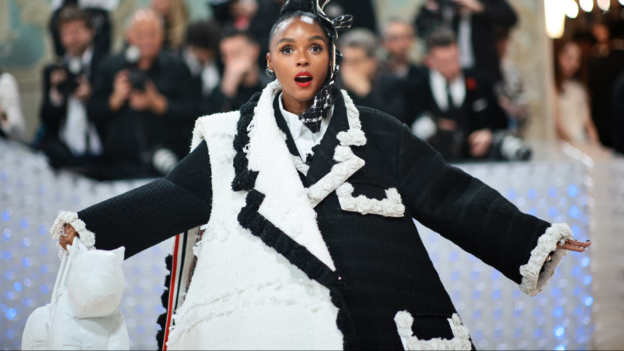 Janelle Monáe lors du Met Gala 2023 Janelle Monáe lors du Met Gala 2023