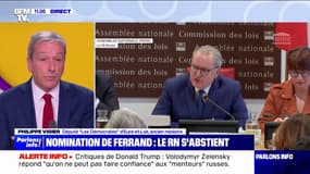 Richard Ferrand président du Conseil constitutionnel? "Il est capé pour assumer le poste avec brio", assure Philippe Vigier (député "Les Démocrates")