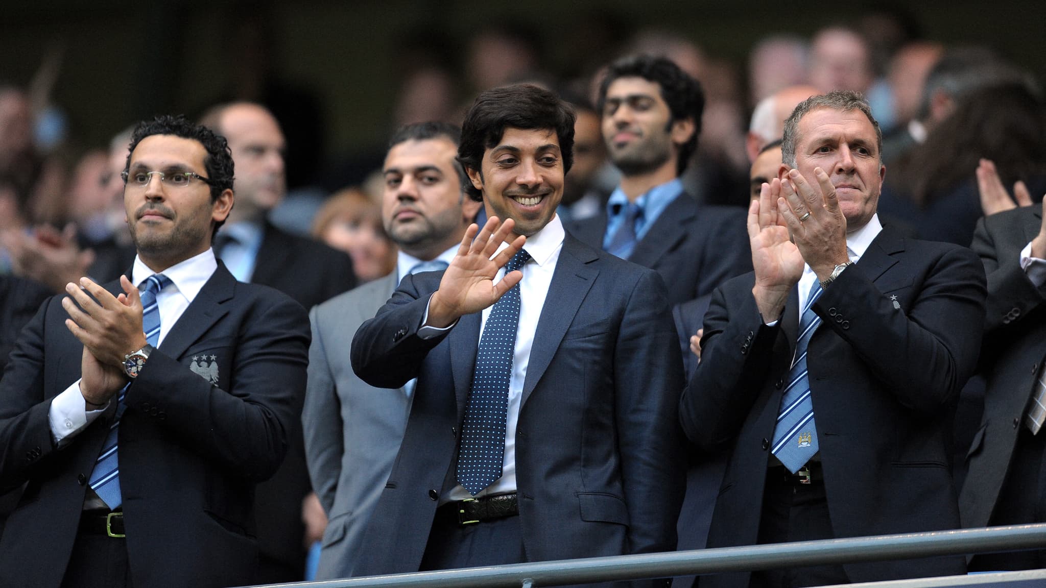 Le cheikh Mansour, propriétaire de Manchester City en 2011