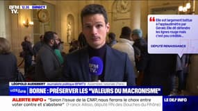 "Il ne se passe pas une minute sans que je veille à ce que nos valeurs soient respectées": Élisabeth Borne s'est entretenue avec les députés Renaissance ce mercredi matin