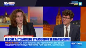 "Le train peut être une réponse aux épisodes de basses eaux": pourquoi le port de Strasbourg investit dans le ferroviaire? 