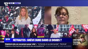 Rachel Messousse, secrétaire générale de l’union départementale FO du Doubs, sur la grève du 7 mars: "Nous allons bloquer l'accès à Besançon"